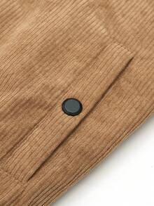 Jaqueta com Gola Elevada, Forrada Termicamente e Reforçada, Outono/Inverno