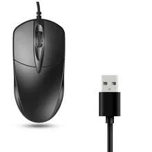 Wired Computer Mouse, USB Optical Mouse For Gaming,Home,Business And Office Work,Black Wire Computer Mice Compatible With Laptop Pc Computer Desktop. - màu đen - Xem 1