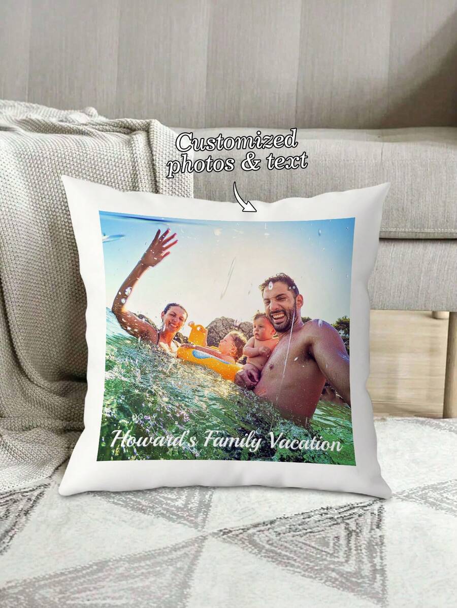 Customized Throw Pillow Cover, Home Textile, Christmas Home Decor, Breathable, Lightweight, Soft