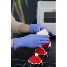 100pcs Disposable Nitrile Ultra-Durable Gloves, 3.5-Mil, Purple Gloves Disposable Latex Free, Powder Free Gloves Waterproof, Tear-Resistant, And Powder-Free For Kitchen Cleaning, Tattoo, Hair Dyeing, Pet Grooming, Beauty Salons, And Household Chores - Perfect For Cleaning Supplies And Household Gadgets - Màu tím - Xem 6