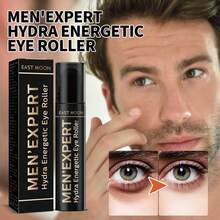 EAST MOON Men's Eye Cream Deep Moisturize Fade Fine Lines Improve Dark Circles Anti-Puffiness Improve Eyes Bags Lighten Dark Repair Damaged Skin Hydrate Energetic Eye Roller - Black - View 10
