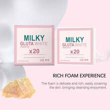 70g Milk Body Moisturizing Soap, Gentle Cleansing And Nourishing For Skin, Moisturizing And Refreshing Body Wash. Rich Lather Cleanses, Nourishes And Maintains Smooth Skin.
