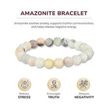 Vibe Green Jade Bracelet - Healing Wealth Bracelet - Jade Beaded Bracelet Women Men - Bring Good Luck Prosperity And Emotional Balance - Adjustable Size - 天河石 - 查看 3