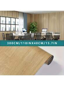 1 Rotolo di Carta da Parati Autoadesiva in PVC Impermeabile con Motivo Legno, Carta Contatto SXP con Motivo Legno, Carta da Parati Autoadesiva, Stacca e Incolla, Impermeabile e Rimovibile, Adatta per Soggiorno, Cucina, Camera da Letto, Dormitorio, Carta da Parati per Rinnovamento Mobili, Adesivo per Pavimento Resistente all'Olio, Dimensioni 39.3" X 15.7" / 118" X 15.7", Errore di Misurazione ±10cm - Multicolore - Visualizzare 15