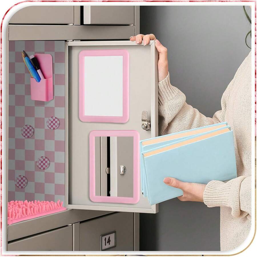 Eersida 23pcs Magnetic Locker Decorations For Girls Checkerboard Locker ...