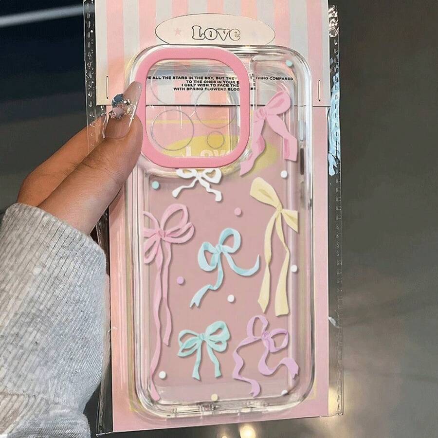 Case Cover Transparent Material TPU Bow Pattern I PHONE XR 11 12 13 14 15 16 PRO MAX 7 14 15 16 PLUS REDMI A1 A2 A3 A5 9A 10C 12C 11A 13C 14C 11 12 LIRE NOTE 8 9 10 11 12 13 14 PRO POCO C55 C65 X3 X4 X5 S21 FE S22 ULTRA S23 ULTRA - Y2 - 查看 1