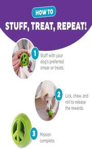 Outward Hound By Planet Dog Snoop Durable Interactive Treat Dispensing Dog Toy, Large, Blue - ColorB - 查看 4