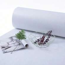 一次性2毫米厚白色地毯，活动派对过道地毯，婚礼开幕庆典过道地毯，舞台全覆盖迎宾地垫，户外商用地毯 - 白色 - 查看 8