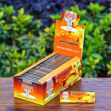 50 Booklets (2500 Sheets)/Box, HORNET Flavored Rolling Papers 1 1/4 Size, 50 Sheets/Booklet, Multiple Flavors Available, Portable Boxed Rolling Papers Smoking Accessories