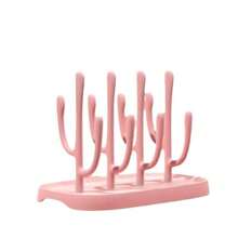 1pc Simple Round Disposable Cup Holder & Bottle Drying Rack With Tray, Large Capacity Bottle Drying Rack - Multicolor - View 16