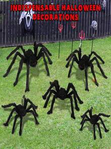 1pc Halloween Decorations Outdoor Spider, Scary Spider Prop Decorations, Halloween Party Decorations Outdoor Garden Party Decorations For Families