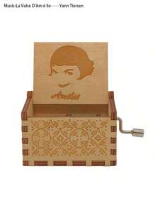 Imagine Music Box-Hand Wooden Music Box Music Box-Unique Gifts For Boyfriend, Girlfriend, Husband, Wife, Halloween, Birthday, Mother's Day, Christmas - Multicolor - View 17