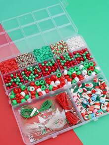 2000 piezas Juego de cuentas de arcilla Kits de pulseras con cuentas con letras Juego de fabricación de joyas Cuentas para pulseras de la Suministros para hacer joyas para fiestas de cumpleaños