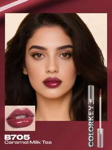 سلسلة COLORKEY Air Lip Glaze Gloss، أحمر شفاه سائل، مرآة، لمعان الشفاه، لامع، مائي، طويل الأمد، للمبتدئين للنساء للاستخدام اليومي، هدية للنساء الأم الزوجة الأخت الفتاة المراهقة الصديقة، للحفلات، حفلات الشاطئ السفر العطلة التخييم في الهواء الطلق، المكياج - مشاهدة 4