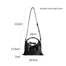 Borsa intrecciata retrò di nicchia, piccola borsa a mano, borsa a tracolla e a spalla versatile e di alta qualità per donna - 1 pezzo