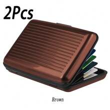 RFID Metal Wallet And Business ID Credit Card Card Case Women Men Business ID Credit Card Card Holder Protector Wallet Card Holder Package Box For Women For Men RFID Wallet Card Wallet Wallet Mini Wallet Purse Wallet - Multicolor - View 16