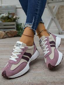 Zapatillas de mujer cómodas con cordones - Zapatos casuales ligeros y multifuncionales, suela de goma antideslizante, adecuados para todas las estaciones