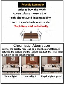 1 件四季沙发垫套，现代简约防滑沙发座垫，防尘可洗沙发套，柔软防褪色，宠物友好型保护套，适合 L 型沙发、卧室、办公室、客厅 - 米色 - 查看 4
