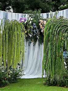 1/3pcs Oversized Chinese-Style Green Willow Artificial Hanging Decor - Durable Plastic Foliage For Wedding, Garden, Yard, Home & Outdoor Party Decorations - No Electricity Needed,Christmas Year-Round Festive Ambiance, Outdoor Decorations, Garden Enhancement, Elegant Ambiance, Easy Installation, Wedding Decorations, Traditional Ornament Decorative Vines Fall Decor Artificial Decorative Plants