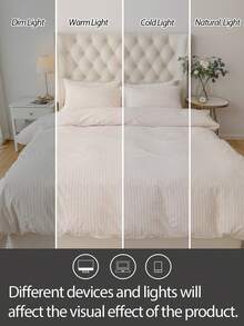 Zestaw poszewek na kołdrę 2/3 szt. (1 poszewka na kołdrę, 1/2 poszewki na poduszki), bez wypełnienia, odpowiedni do akademików dla mężczyzn/kobiet, akademików szkolnych, dekoracji akademików, w stylu minimalistycznym, odpowiedni również do sypialni i pokoju gościnnego - Wielokolorowe - Zobacz 6