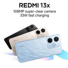 Điện thoại thông minh Xiaomi Redmi 13x 8GB + 256GB Bộ xử lý Helio G91-Ultra, Màn hình chấm FHD+ 6,79 inch với tốc độ làm mới lên đến 90Hz, Camera chính độ phân giải cực cao 108MP, Pin 5030mAh (Điển hình), Phiên bản toàn cầu - Vàng - Xem 3