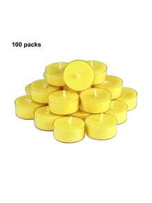 Scented Citronella Candle With Single Wick, Natural Scented Citronella Candle Citronella Scented Candle Soy Each Candle 4+/60Hours Burn Time, Home Scented Citronella Candle Great For The Patio, Balcony, Outdoor, Garden, Wedding Party, Camping, Dinner - Various Colors - View 2