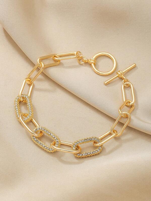 سوار سلسلة بديكور حجر الراين