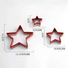 6pcs Christmas Cookie Cutters - Gingerbread Man, Angel, Snowflake, Christmas Tree, Reindeer, Christmas Star - Stainless Steel Cookie Cutter Set With Protective Soft Silicone Edges, For Baking Christmas Christmas Decorations Christmas Pajamas Christmas Gifts Christmas Decor - Multicolor - View 9