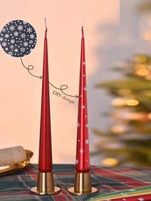 Świąteczne świece bożonarodzeniowe, bałwan z motywem bożonarodzeniowym, Mikołaj, wzory choinkowe, idealne do dekoracji świątecznych, na kolację, bankiet – bez pojemnika w zestawie. Dekoracje świąteczne do domu, dekoracje do pokoju, prezenty świąteczne.