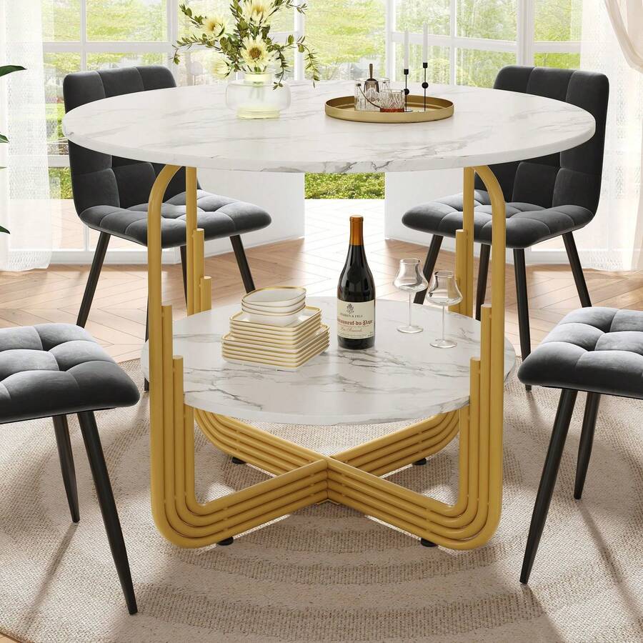 Dining Tables - الذهبي - مشاهدة 1