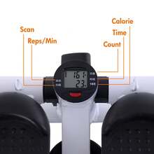 Steppers For Exercise At Home,Stair Stepper Mini Stepper For Exercise At Home, Stair Step Workout Machine With Resistance Band LCD Monitor, Over 220lb Weight Capacity, At Home Workout Equipment - White - View 10