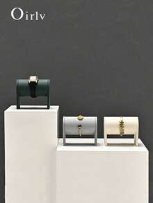 Oirlv 1PC Microfiber Watch Display Rack, Microfiber Watch Stand, Watch Holder, Bracelet, Anklet, Bead Necklace Display And Photography Prop Suitable For Men And Women Holiday Gifts, Jewelry Storage