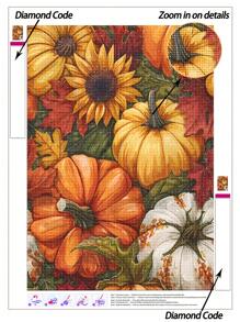 | 5D DIY 钻石画 | 丰收主题钻石墙艺、丰收南瓜和向日葵主题 5D DIY 钻石艺术套装、放松钻石画、DIY 技能和注意力练习、完美的礼物钻石画。 - 彩色 - 查看 2
