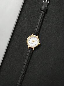 4pcs/Set Women's Gift Watch Strap, Fashion Casual Numeric Small Dial Elegant Petite Quartz Wristwatch Combo Set (Does Not Include Watch Box) - Multicolor - View 9