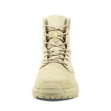 Unisex Adult Leather Tactical Boots With Rubber Sole, Side Zipper, Lightweight For Outdoor Hiking - Multicolor - View 6