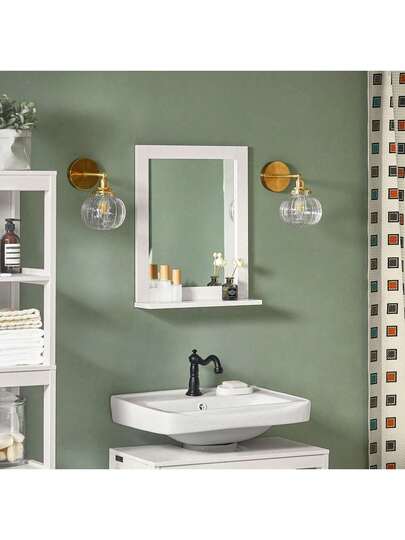 SoBuy Bathroom Spiegel FRG129 SG view 7