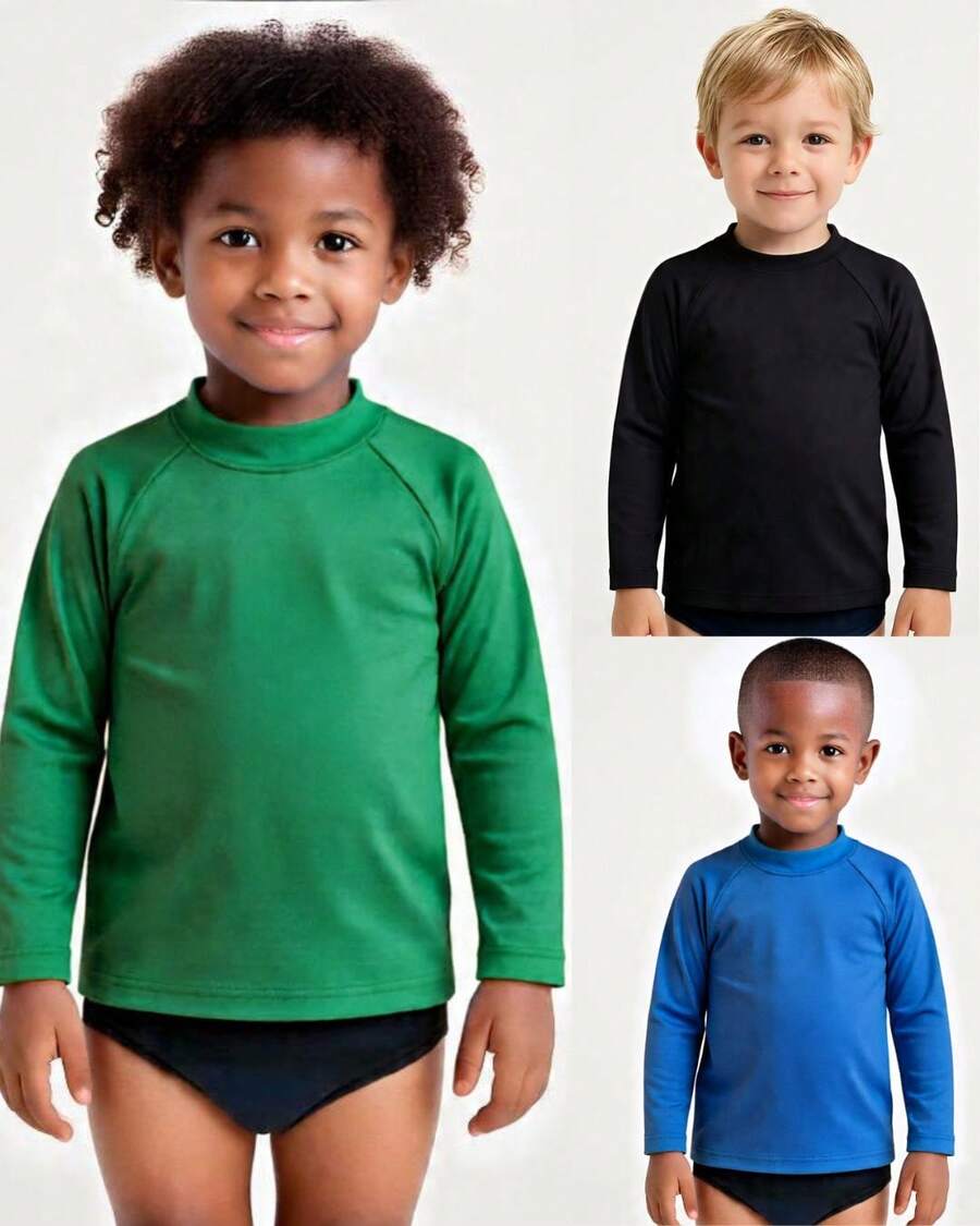 Kit 3 Blusa Solar Manga Longa Itsbella com Proteção UV – Secagem Rápida