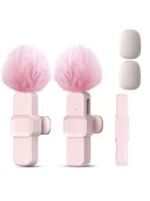 适用于智能手机的专业无线领夹式麦克风，适用于视频/音频录制的即插即用无线麦克风，适用于采访/视频博客/教学的领夹式麦克风