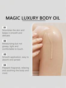 100ml Firming Body Essence Oil, Lightweight Moisturizing Body Massage Oil Designed For Body Care, Comfortable And Unburdensome, Tightens Skin And Enhances Skin Elasticity For A Firming Effect. - Minyak Tubuh - View 8