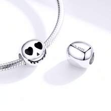 WOSTU Brățară originală WOSTU cu mărgele din argint 925, stil european și american întunecat, mărgele DIY pentru sărbători, accesorii cu mărgele vrac, bijuterii cadou pentru femei