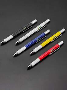 1/30pcs Multi-Functional Tool Pen, Ideal Gift For Men, With Ballpoint Pen/Screwdriver/Level/Ruler, Portable Multifunctional Tool For Home Repair/Office/School Projects, Back To School - Multicolor - View 9
