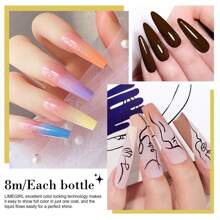 LIMEGIRL LIMEGIRL Gel Top Coat, 8 Ml 2025 Upgrade Super Shiny Base And Top Coat Set, Soak Off Nail Lamp Acid Free No Wipe Clear Base Top Gel Nail Polish