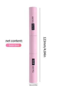 New Upgrade 1pc More Long Lasting Eyelash Extension Bond And Sealant 5ml+5ml For Individual Cluster Lashes Hypoallergenic Waterproof Glue Eyelash Extensions DIY Cluster Lashes Accessories"Product Upgrade" - Baby Pink - View 5