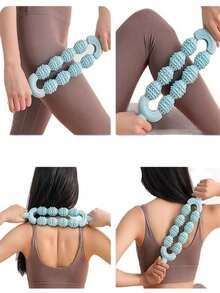 1 Deep Massage Roller, Leg Muscle Relaxer, Yoga Fascia Roller, Meridian Slimming, Tactile Sensory Integration Training, Relax Muscles Before Sleep, Unblock Meridians, And Grow Taller