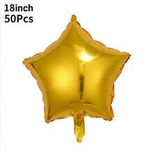 18" ,10" Star Balloons Foil Balloons Mylar Balloon For Birthdays Christmas, Halloween, New Year's Day,Baby Shower, Gender Reveal, Wedding, Magical Prom, Engagement Party Decoration