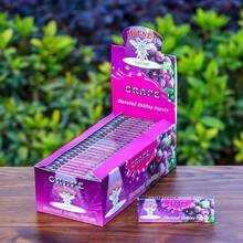 50 Booklets (2500 Sheets)/Box, HORNET Flavored Rolling Papers 1 1/4 Size, 50 Sheets/Booklet, Multiple Flavors Available, Portable Boxed Rolling Papers Smoking Accessories