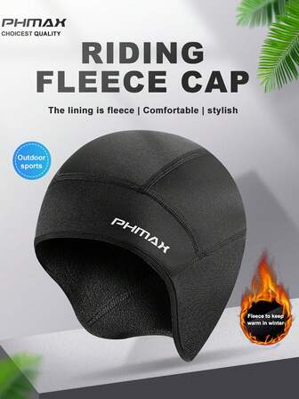  Forro de casco de invierno PHMAX, gorro de lana con forro cálido, gorro unisex a prueba de frío, adecuado para ciclismo y esquí