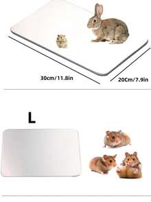 Płyta aluminiowa chłodząca na lato dla zwierząt, odświeżająca i wygodna, lodowato-chłodna, szybkie rozpraszanie ciepła, odpowiednia dla chomików, królików, psów, kotów, chłodząca mata do łóżka, akcesoria do maty chłodzącej na lato do klatki dla zwierząt