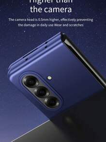 حافظة هاتف كاملة الجسم بتشطيب مطفي متوافقة مع Galaxy Z Flip3/4/5/6/7/7FE، Z Fold3/4/5/6/7، حافظة هاتف ذات موحد اللون أنيق للخريف، حافظة هاتف Fold7 متعددة الاستخدامات عالية الجودة، حافظة هاتف W26 بألوان البنفسجي/الأسود/الوردي/الأزرق، حافظة هاتف شخصية