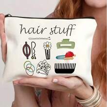 成年犬零食收纳袋，可爱宠物零食图案，轻便拉链袋，适合旅行，无味，非常适合存放宠物玩具、零食、领带 - 送给狗妈妈的完美礼物